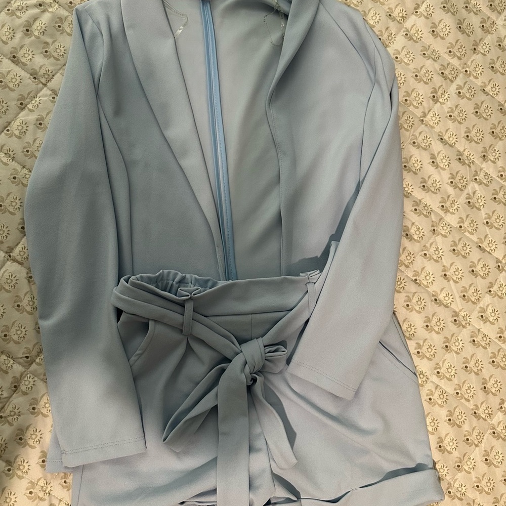Haute Monde Sky Blue Women's Robe